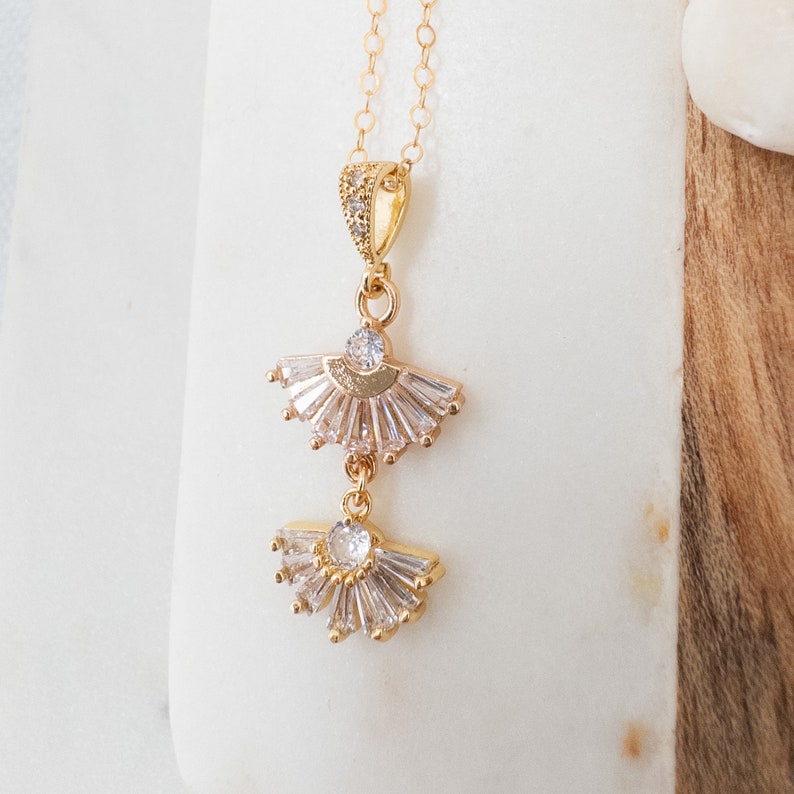 Vintage Style Bridal Necklace by YSM Designs
