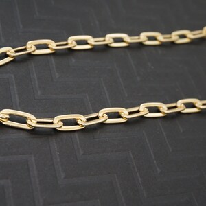Thick Link Necklace, Paperclip Chain Necklace, Chunky Necklace, Layering Necklace, Toggle Necklace- The Avery Necklace bild 6