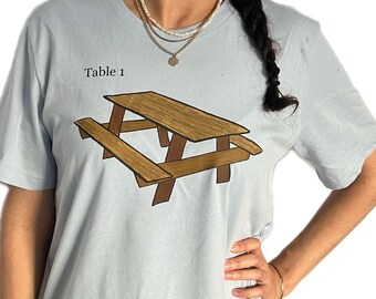 Table 1 Science T-shirt