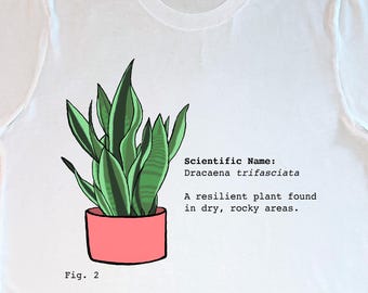 Dracaena trifasciata Snakeplant T-shirt