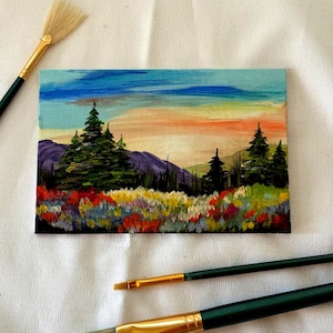 Original acrylic landscape