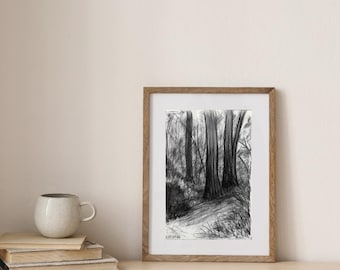 抽象画 木炭画（溶解） - Etsy 日本