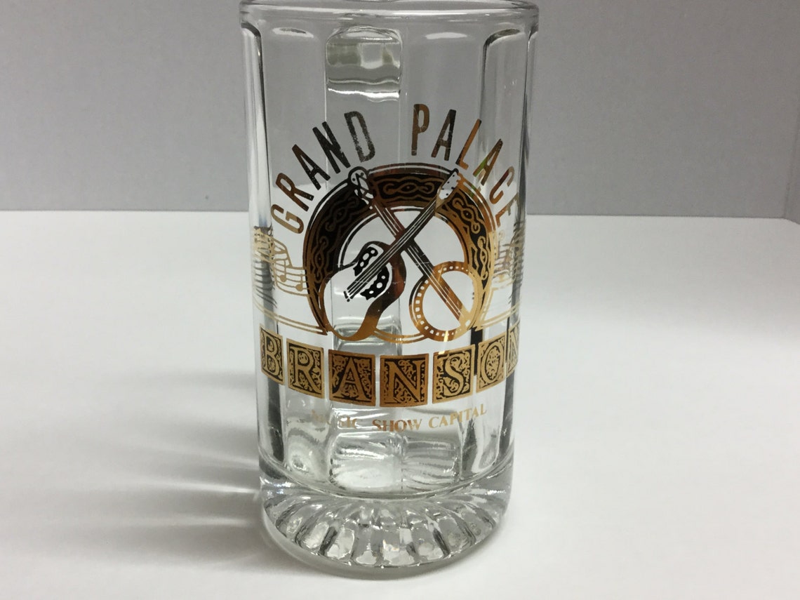 Branson Souvenir Grand Palace Branson Missouri MO Glass Beer Etsy