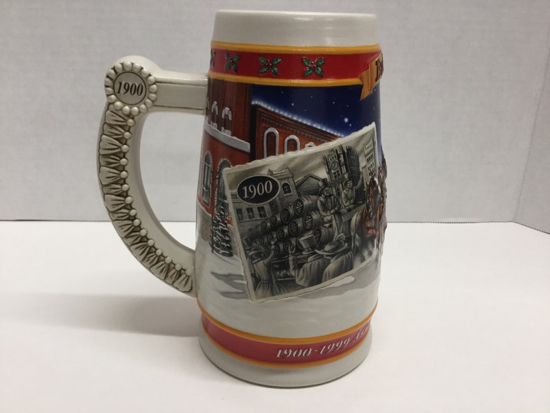 Vintage Budweiser Beer Stein Collector Stein 1999 Anheuser Etsy