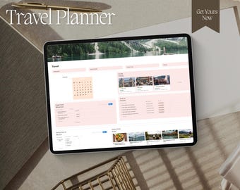 Ultimate Travel Planner Notion Template, Digital Holiday & Itinerary Organizer, Trip Planning Dashboard, Packing List, Budget Tracker