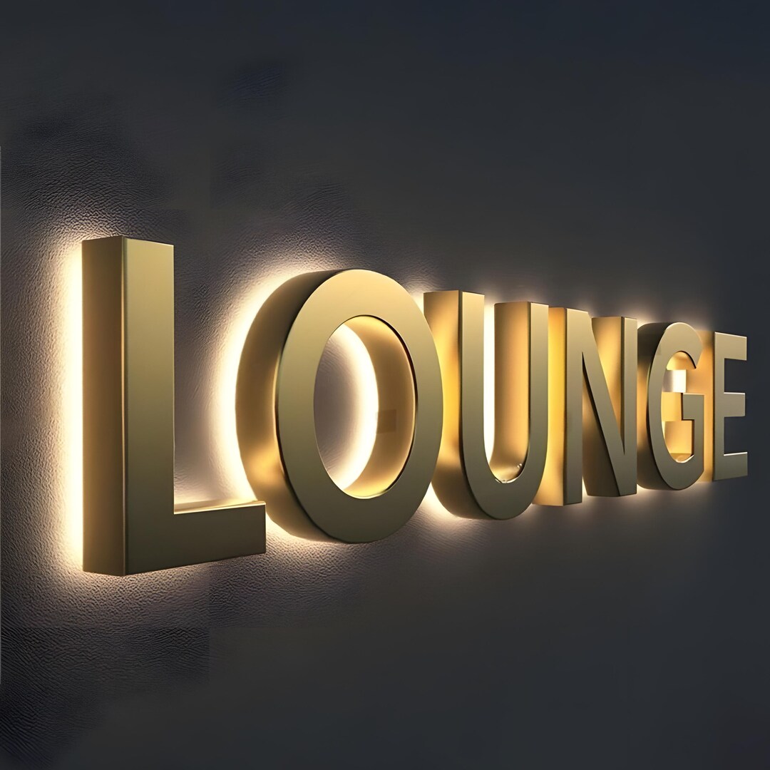 Premium Custom Logo Sign for Business | LED Backlit 3D Sign ...
