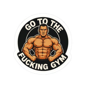 Motivational Gym Stickers for Fitness Enthusiasts, Workout Decals, Gym Decor, Laptop Stickers, Inspirational Quotes
