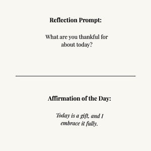 Mindfulness Journal für Busy Moms Printable: Tägliche Reflection Prompts (PDF) Bild 5