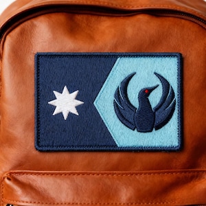 Stand With Minnesota Embroidered Patch, Minnesota Loon Starbird Patch, MN Star Flag Patch, Logo Patch, Minnesota Resistance Patch