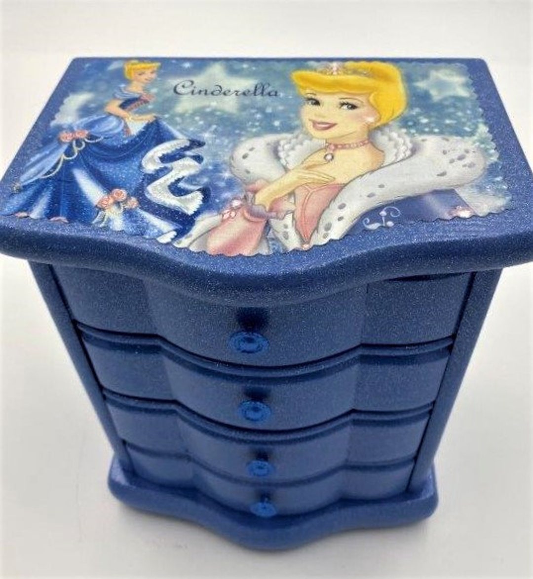 Disney's Cinderella Upcycled Musical Jewelry & Trinket Box Etsy