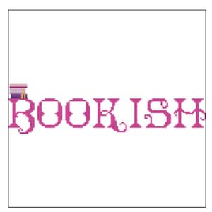 Bookish Cross Stitch Pattern - DIGITAL FILE - PDF