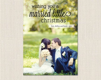 MARRIED CHRISTMAS Holiday Card