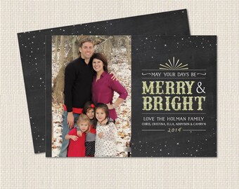 MERRY SPARKLE Holiday Card