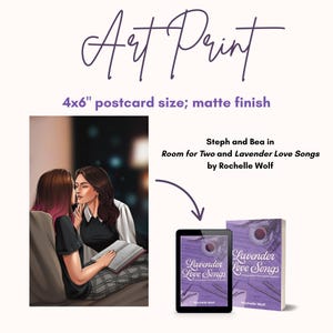 Kunstdruck - Zimmer für Zwei von Rochelle Wolf | Buch Kunstdruck | sapphische Kunst | Charakter Kunst | wlw art