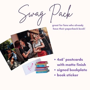 Kunstdrucke & Swag Pack - Lavender Love Songs von Rochelle Wolf | lesbische Buch Kunstdruck | Kunst | sapphische Kunst | lesbische Charakterkunst