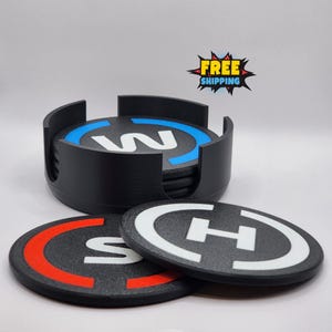 Formula 1 Tyre Compound Coaster Set, F1 Racing Fan Gift, Mancave, Office, Formula One Motorsport Fan