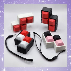 Mini Keyboard Fidget Clicker, Mechanical Keycap Clicky Toy for Stress Relief, Focus, Anxiety, Emotional Regulation, Sensory, Stim Fidget