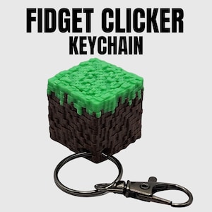 Keycap Fidget Toy, Key Clicker Fidget, Clicky Fidget, Fidget Clicker, Porte-clés Fidget Clicker, Jouet calmant tactile, Porte-clés Fidget Toy