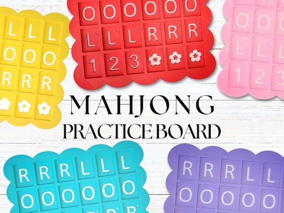 Mahjong Pro Board, Solo Mahjong Board, Beginner Mahjong Learning Tool, Mahjong Gift