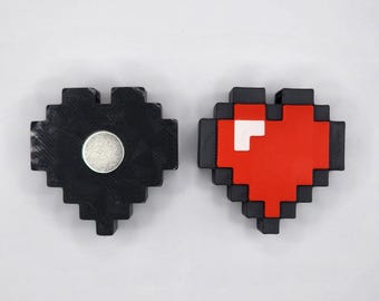 Magnete a forma di cuore, bomboniera, bacheca per messaggi, regalo per insegnanti, decorazione per aula e dormitorio, videogiocatore, idea regalo originale.