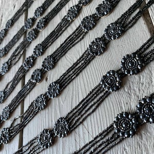 By the Yard Antique Beaded Trimming More Available (Ref: A -5099 Box 4)
