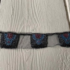 6 Inches Antique Beaded Trim Piece (Ref: A-6224/280 Box 6)