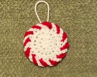 Crochet Peppermint Candy Ornament Pattern (PDF Pattern) - Etsy