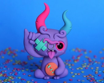 Random BRUTAL LittleLazies | 1 Miniature Monster Polymer Clay Sculpture | Handmade | Thank You!