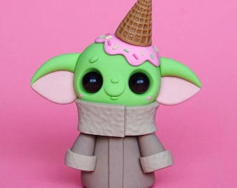 Little Lazies "Baby Yolazy (with Extra Sprinkles!)" May the Fourth 2026 Exclusive | 1 Polymer Clay Sculpture | Handmade | Thank you!
