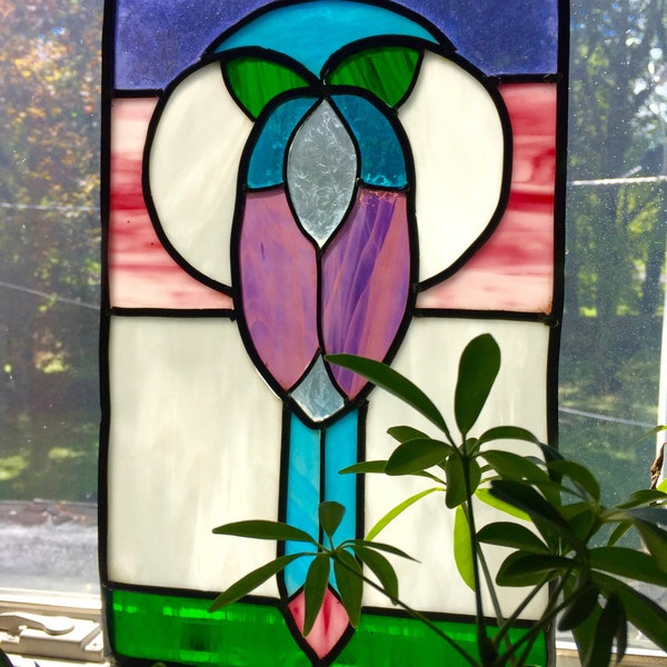 70s Stained Glass Etsy
