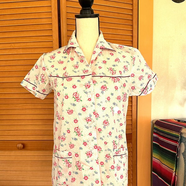 SwEET Vintage PAJAMAS Top & Bottoms DEAD STOCK FLoRAL So CUtE