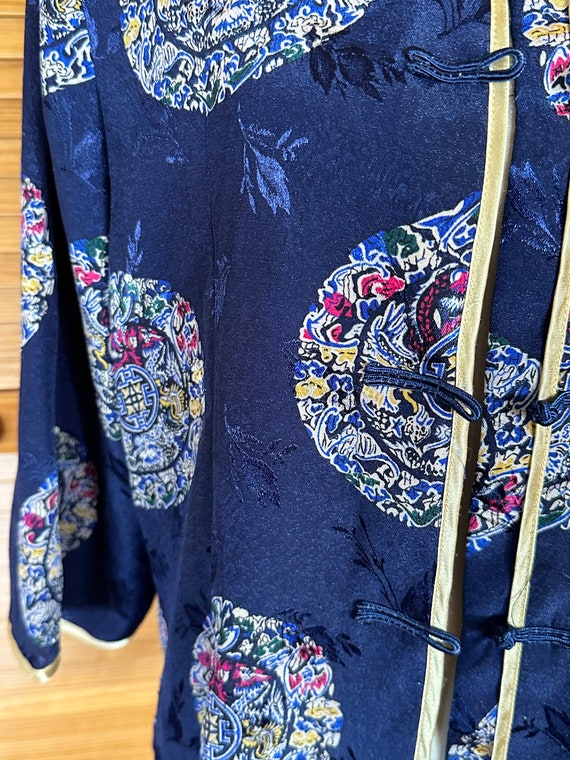 BeAUTIFUL TANGZHUANG Vintage RAYON Chinese BLOUSE… - image 4