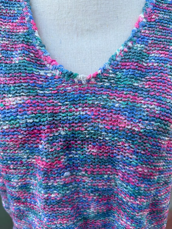 LovELY HaND KNiT VINTAGE 90’s LiGHTWEIGHT SWEATER… - image 3