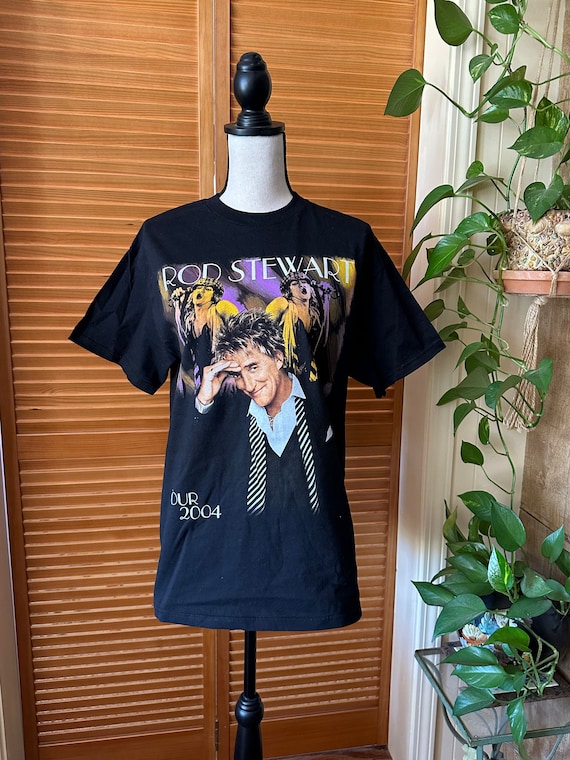 Vintage 2004 ROD STEWART CONCERT T Shirt 2 SiDED … - image 2