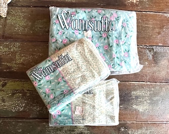 Vintage Wamsutta Full Sheet or Pillowcases: 1980s Deadstock Confection - Sold Individually