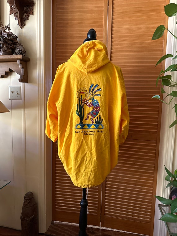 ViNTAGE KOKOPELLI BaJA BaGGY HOODIE Zip Up CoTTON… - image 10