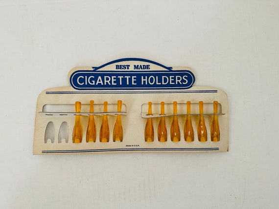 Old SToRE StOCK Vintage CIGARETTE HOLDERS On CARD - image 1