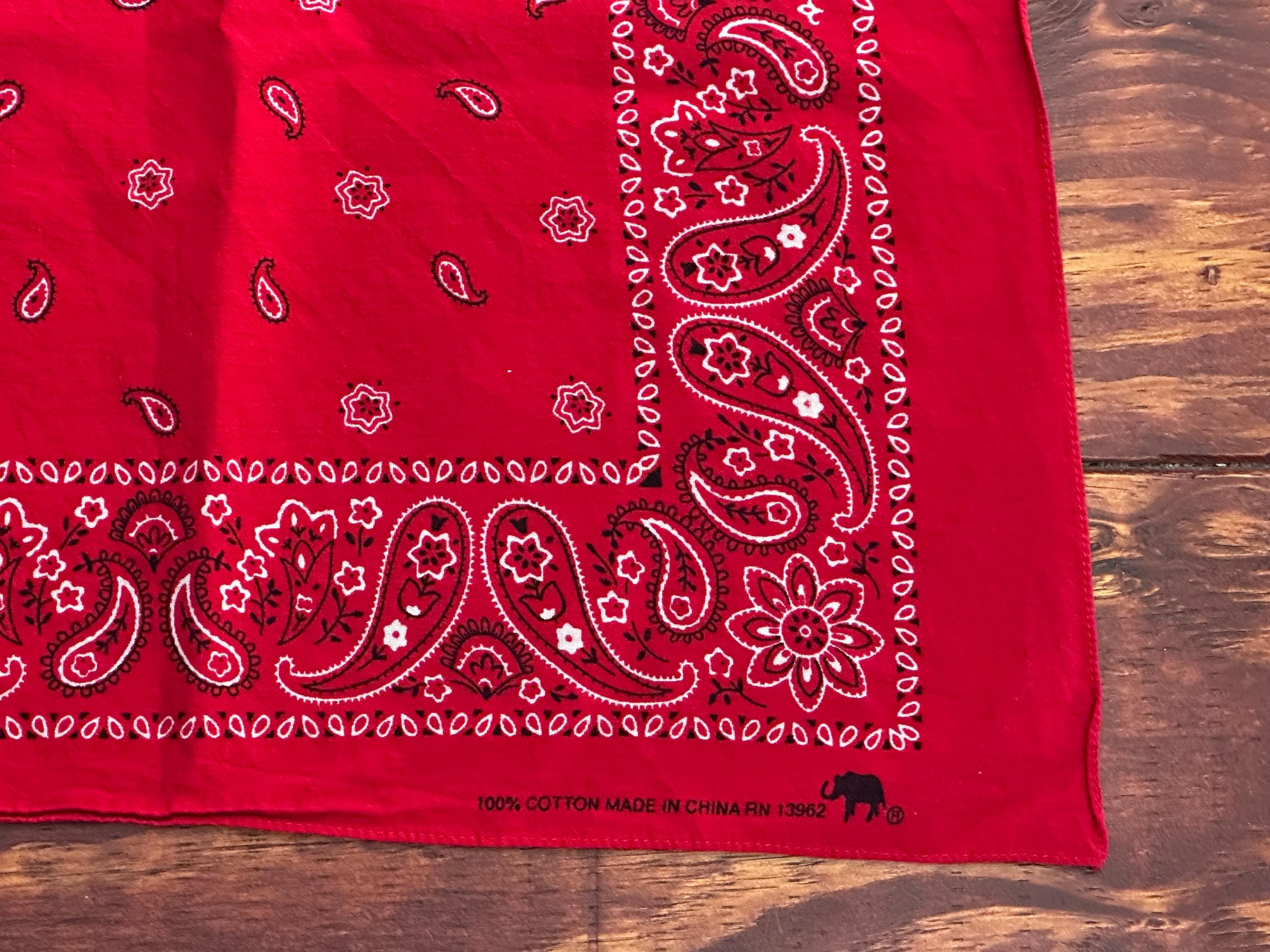 Red Bandana Logo - Etsy