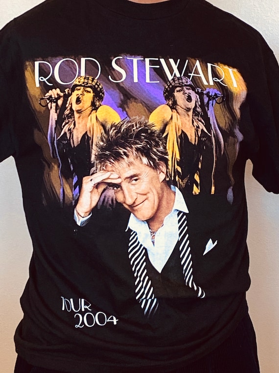 Vintage 2004 ROD STEWART CONCERT T Shirt 2 SiDED … - image 5