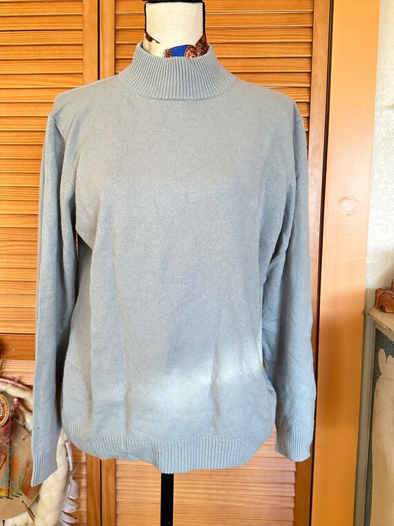 Vintage Classic CASHMERE TURTLENECK SWEATER Baby … - image 3