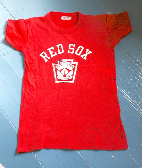 T shirt TRUE Vintage RED SOX Little League Baseba… - image 1