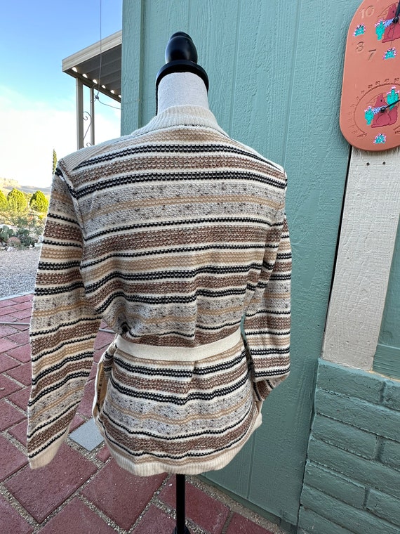 LoVELY Vintage Wool DALTON 1970s WRAP SWEATER W B… - image 7