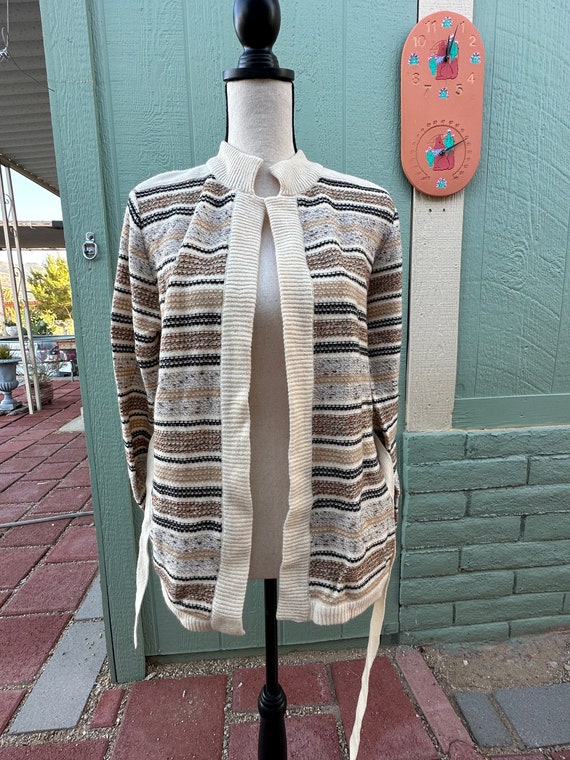 LoVELY Vintage Wool DALTON 1970s WRAP SWEATER W B… - image 6