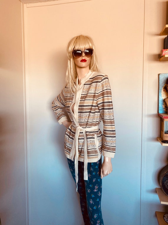 Vintage DALTON 1970s WRAP SWEATER