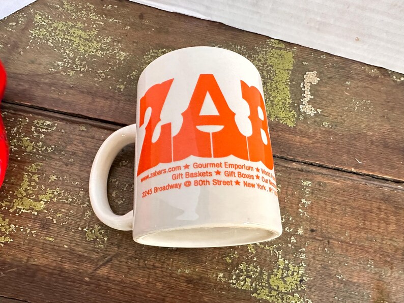 ZABARS Logo Vintage MUG Coffee Tea Cup Souvenir New York City Gourmet
