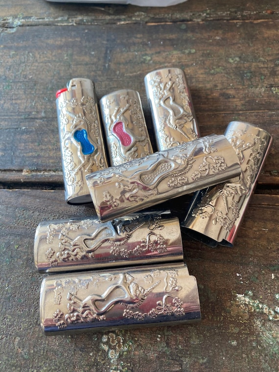 vintage bic lighter case