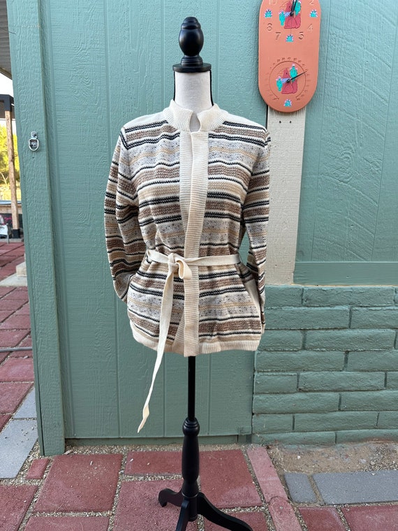 LoVELY Vintage Wool DALTON 1970s WRAP SWEATER W B… - image 1