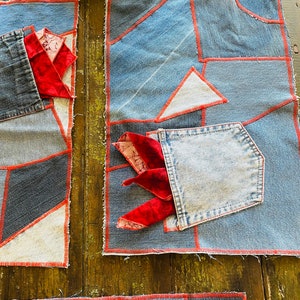 Patchwork 70s Denim - Etsy