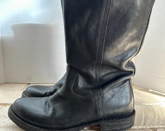 ViNTAGE BLaCK RoPER BooTS Cowboy Fiorinitini Baker"  Cowgirl Rodeo Boot 35