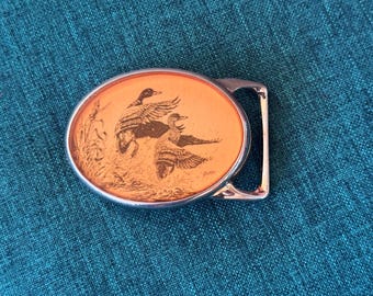 ViNTAGE GEESE BELT BUCKLE  Denim Jeans HUNTiNG Buckles